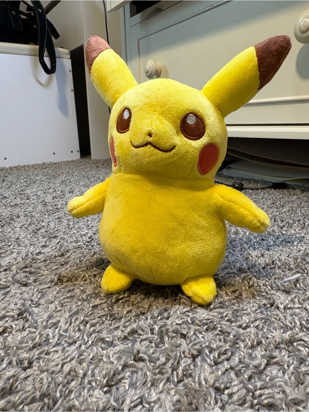 Pokemon Pikachu Plush - Yellow with Brown Ear Tips